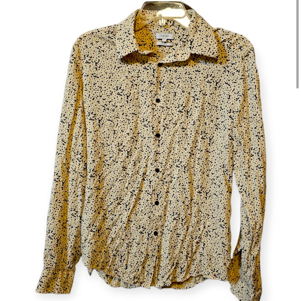 Reiss Slim-Fit Button Down Long Sleeve Shirt